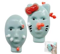 Juguete para espinillas, 2 Piezas de Juguete para Hacer estallar espinillas, alienígena extraño con Herramientas de Relleno, Herramientas novedosas para aliviar el estrés para Regalos de Fiesta, reco