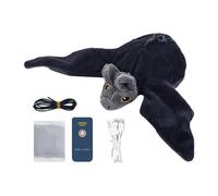 Juguete para gato pájaro gorjeo simulado | Juguete interactivo para gato pájaro | Juguetes de plumas de gato, juguete recargable interactivo para gato pájaro con sonidos y movimientos de latido
