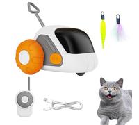 Juguete Para Gatos A Distancia, Juguetes Para Gatos RC Para Gatos De Interior | Juguete Automático Móvil De Coche Con - Juguetes Automáticos De Ejercicio Para Gatos, Juguete De Enriquecimiento