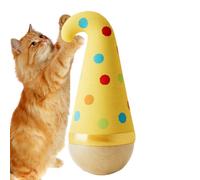 Juguete para Gatos Bola de Enriquecimiento Ambiental para Gatitos de Madera