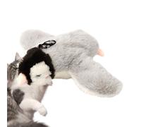 Juguete para gatos con alas aleteadoras, juguetes de hierba gatera para gatos de interior, juguetes de hierba gatera de gorrión, chirping vívido, juguete interactivo para gatos de simulación para