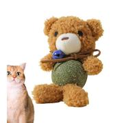 Juguete para gatos con campana, pelota interactiva de peluche para gatos, juguete de estimulación física para ejercicio de gatitos de todas las razas y especies