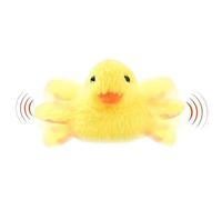 Juguete para gatos con forma de pájaro que rechina, juguete inteligente con hierba gatera, pato interactivo para entrenamiento de ejercicio, alivio del aburrimiento, en interiores y exteriores, hogar