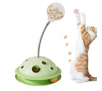 Juguete para gatos con pista de bolas,Juguete giratorio para gatos,Juguete interactivo para perros alimentador lento - Juguete giratorio para mascotas, bola de primavera para comer lentamente, para al