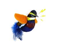 Juguete para gatos con simulación de pájaros | Juguete de peluche para gato chirriante | Juguetes para gatos con aleteo, pájaro chirriante duradero para hacer ejercicio, gatos para jugar solos,