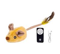 Juguete para gatos en movimiento: ratones de control remoto, juguetes interactivos para gatos con sonido chirriante, simulador de caza con movimiento automático, accesorio para mascotas, juguete para