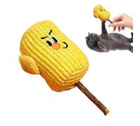 Juguete para gatos genérico, maíz COB Shape Catnip Toy for Cats, Plush Kitten Chew Stick for Cleaning Teeth, 5,91 x 2,36 x 2,76 pulgadas Cat Chewing Toy for Hunting and Chasing