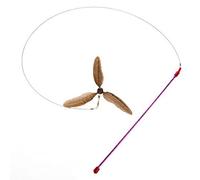 Juguete para gatos GoCat Da Purr-Peller: una h lice de plumas que gira mientras se gu a por el aire. Para todos los tama os de razas.