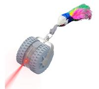 Juguete para gatos - Pelotas de gatito con campanas, juguete interactivo para gatos, bola recargable autorodante, accesorio de juego activado, entrenamiento automático de mascotas, suministros para