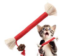Juguete para gatos Silvervine, juguetes para masticar hierba gatera para gatos | Juguetes para con limpieza de dientes para masticadores agresivos | Juguete Cat Dentals seguro para tu amigo feli