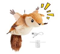 Juguete para gatos simulado que pita - Juguete para gatos que golpea las alas | Juguete para gatos Floppy Bird | Juguete interactivo para gatos con alas, vuelo automático