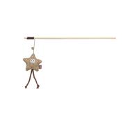 Juguete para gatos Trixie Beige Poliéster Madera Estrella