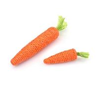 Juguete para gatos Za352 - Herramienta calmante de zanahoria para moler dientes de sisal, suministros para gatos BZa352 (naranja, 13 x 3 x 3 cm)