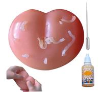 Juguete para Hacer estallar espinillas Alivio del estrés Juguete para Hacer estallar espinillas Divertido exprimidor de Puntos Reutilizable portátil para Adultos y n