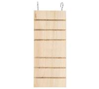 Juguete para hámster, escalera de hámster de madera Juguete para masticar de forma segura Osos de oro Jaula Puente de madera Instalar en la plataforma Perch para sirio de hámster Gerbils Chinchillas A