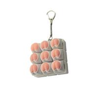 Juguete para inquietos con teclado, creativo Corgis Butt Keyboard Fidget Llavero 9 en 1 Clicky alivios del estrés Fidget Clicker Llavero Juguetes para adulto, aumenta el enfoque y calma las ansiedades