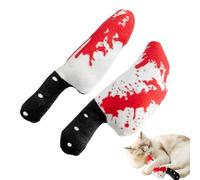 Juguete para , juguete para gatitos con hierba gatera, 2 piezas de peluche para rascar, diseño de corte sangriento para juguetes de entrenamiento, grandes razas de , juego único al