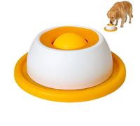 Juguete para lamer para perros, juguete para perros, inteligencia, cuenco para lamer antideslizante, con alfombrilla antideslizante, comedero con juguete para fugas integrado para perros, gatos