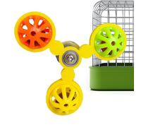 Juguete para loros - 53 G ABS Bola de Campana de Loro | Juguete sensorial interactivo para cacatúas para entretenimiento, ejercicio, enriquecimiento, del aburrimiento, para jugar