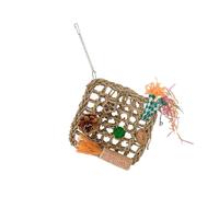 Juguete para loros, jaula para pájaros, perca colgante, juguete colorido para rasgar, jaulas de pájaros, accesorios para periquitos, guacamayos de pie, juguete masticable