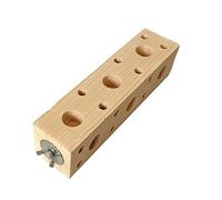 Juguete para Loros, Jaula para pájaros, Rompecabezas de desgarro, Bloques de Madera para Masticar para pájaros pequeños y medianos, Tornillo para Jaula de pájaros, Bloque de Madera para forraje, de