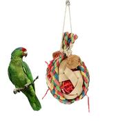 Juguete para loros, juguetes de búsqueda de loros, accesorios de jaula para loros, juguete interactivo para colgar, para conures, periquitos, cacatúas, pájaros del amor, compromiso mental
