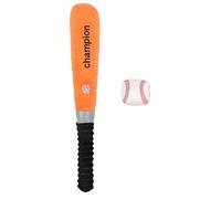 Juguete para Masticar con Bate de béisbol, de Goma para chirriar, Juguete de enriquecimiento para Perros, Masticador de Razas Grandes, Fuerte Entrenador de Cachorros con Estructura de Goma Resist