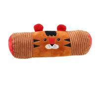 Juguete para masticar para perros, juguete de golpe de corazón con forma de tigre con timbre - juego para despertar y entretenimiento - Reducción de aburrimiento en casa durante los juegos de interior