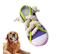 Juguete para masticar zapatos para cachorros, mini tenis para perros, masticable interactivo duradero, tiempo de juego divertido para perros y propietarios, promueve una masticación saludable