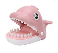 Juguete para Morder los Dedos, Juego Sorpresa para Fiestas Infantiles, Divertido Regalo para Aliviar el Estrés, Adecuado para Niños Mayores de 3 Años (Ballena Mordiendo la Mano Rosa)