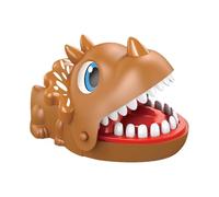 Juguete para morder los dedos Triceratops - Juego de desafío hecho a Mano de Mordedura de Dinosaurio | Juguete de Coordinación de reacciones para y Adultos | Mandíbulas de Dinosaurio alternativas a