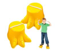 Juguete para niños - 2 piezas de zancas de equilibrio con diseño de taza de dinosaurio, juego clásico antideslizante | Divertida actividad al aire libre para niños, patio trasero, fiesta, ejercicio,