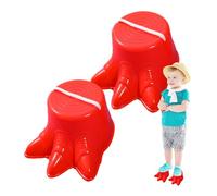 Juguete para niños - 2 piezas de zancas de equilibrio con diseño de taza de dinosaurio, juego clásico antideslizante | Divertida actividad al aire libre para niños, patio trasero, fiesta, ejercicio,
