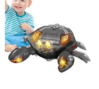 Juguete para niños cangrejo en movimiento, Juguete para niños cangrejo caminando | Juguete para niños que gatea con cangrejo eléctrico musical,Juguete sensorial LED juguete mu