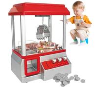 Juguete para niños - Máquina expendedora de Juguetes | Juego de Monedas de, ABS Carnaval Game Machine, dispensador de premios electrónico con música Arcade y 24 Juegos de Monedas de Juego