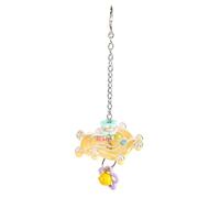 Juguete Para Pájaros, Colorido Y Atractivo, 8x8x3cm, Juguetes Para Masticar Con Rueda Giratoria, Juguetes Para Loros Con Sonajero Giratorio, Uso De Múltiples Especies, Para Guacamayos, Agapornis, Coto