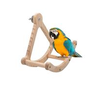 Juguete para pájaros, columpio interactivo, periquito, juguete de madera, columpio de pájaro, forma de barco pirata, accesorio para jaula de pájaros, percha para conures, pájaros del amor, periquitos