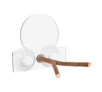 Juguete para pájaros de madera natural, soporte para loros, ramas de pie, ventosa, ventana, juguetes de madera para mascotas, pájaros, percas de pájaros, soporte de madera natural para loros, uñas