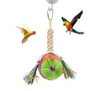 Juguete para pájaros, juguete de formación de pájaros, percha para masticar, juguete para rompecabezas, juego de actividad animal, divertido papel para periquitos para anchoas Cockatiel