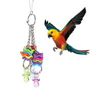 Juguete para pájaros no tóxico, Juguete para Loros, con Gancho para pezones, Animales para Loros, Mascotas, pájaros
