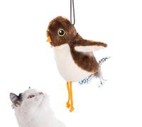 Juguete para pájaros y gatos, juguete de persecución de mascotas para interiores, simulación automática de caza activada por movimiento para jugar en interiores y exteriores, del aburrimiento