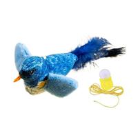 Juguete para pájaros y gatos, peluche de hierba gatera, juguete interactivo de respuesta a chirp que promueve la diversión activa, material suave y duradero que fomenta el juego físico, casas para