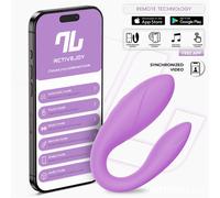 Juguete para Parejas con APP Flexible Silicona Lavanda de Intoyou App Series