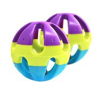 Juguete para perro Catkoo, accesorios para perro, juguete para masticar para perros, juego de persecución colorido para mascotas, pelota de juguete con campana para hámster, gato, loro, perro, conejo