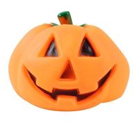 Juguete para perro chirriante de calabaza, Juguete para apretar calabaza de Halloween, Juguetes de cachorro de divertidos de Halloween juguetes de juego interactivos para la decoración del ho