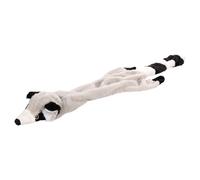 Juguete Para Perro Flamingo Reina Mapache Gris, Squeaker, 27x100x6,5 Cm