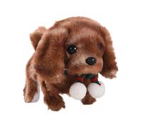 Juguete para perro ladrando, perro caminando | Peluche de perro interactivo electrónico,Juguetes realistas, mascotas electrónicas, peluches para niños y niñas a partir de 1 año