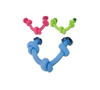 Juguete para perro Nayeco Maxi de cuerda de algodón trenzada de 3 nudos - Colores surtidos | 1 unidad