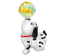 Juguete para perro que canta y baila: mascota con música electrónica, figura de cachorro giratoria, animal animado con luz | Musical creativo para niños pequeños, niños y niñas, movimiento divertido q