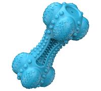 Juguete para Perros Agresivo Masticar De con Chirriador, Juguete Interactivo Indestructible para Masticar con Hueso De goma para Limpiar Natural Cepillo de Dientes para Perros Medianos,Grandes